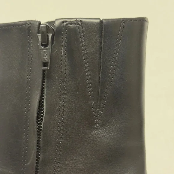 Matisse Caty Leather Booties Size 8 Black Leather Pointed Toe Ankle Boots - Picture 4 of 15